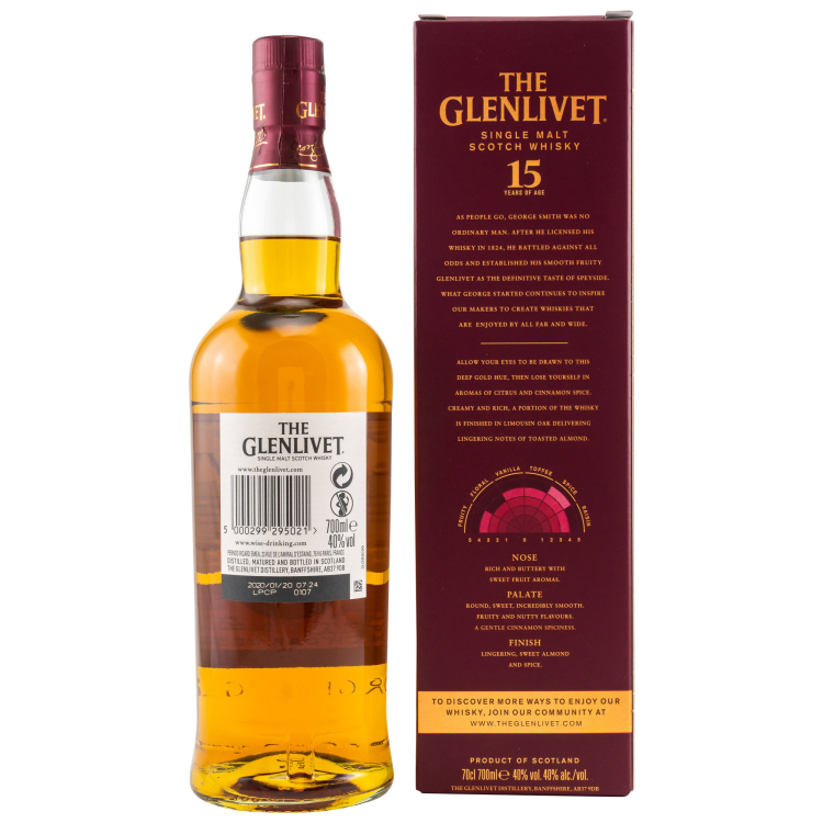 Preview: Glenlivet 15 Jahre - French Oak Reserve